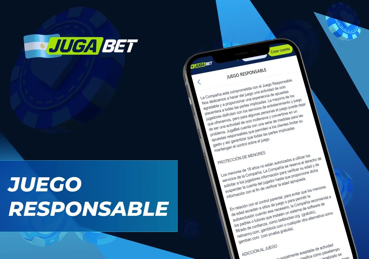 El casino Jugabet destaca la importancia del juego responsable y el control de riesgos.